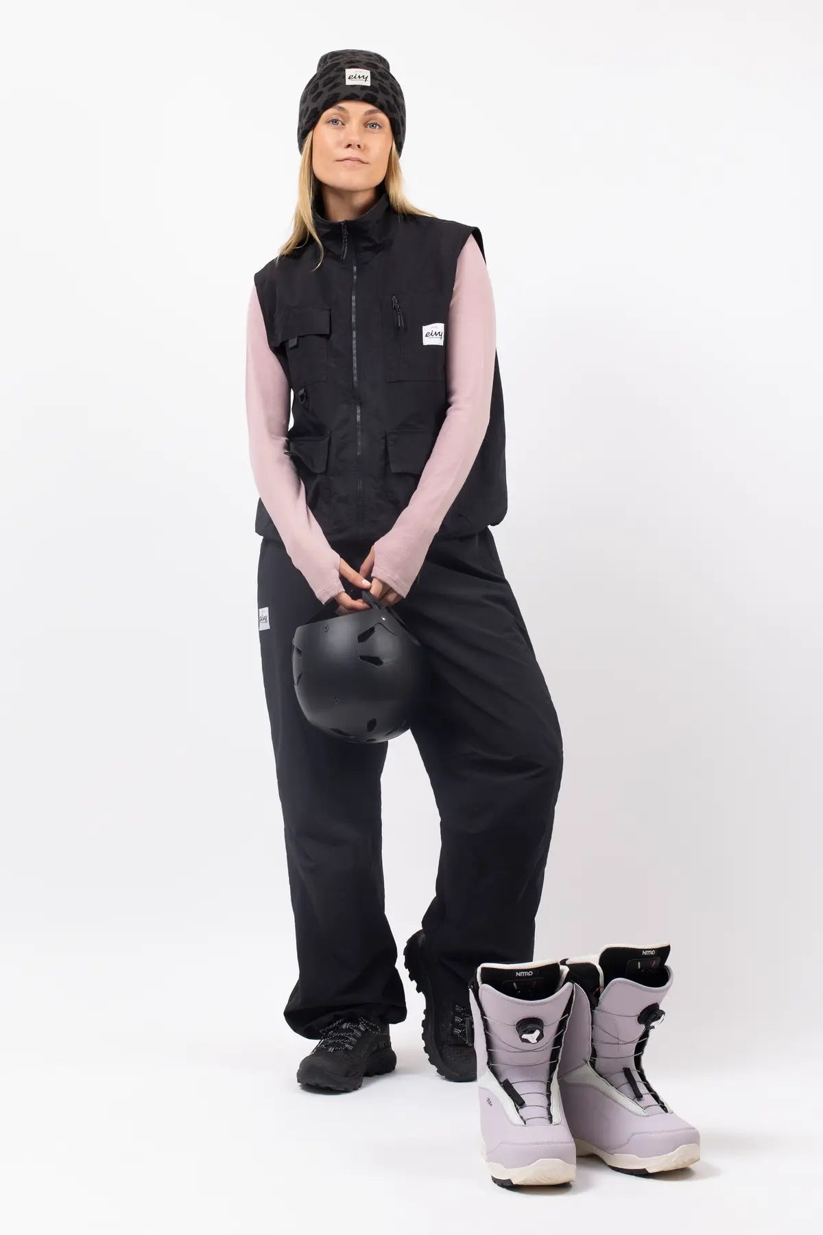 Windbreaker Utility Vest - Black