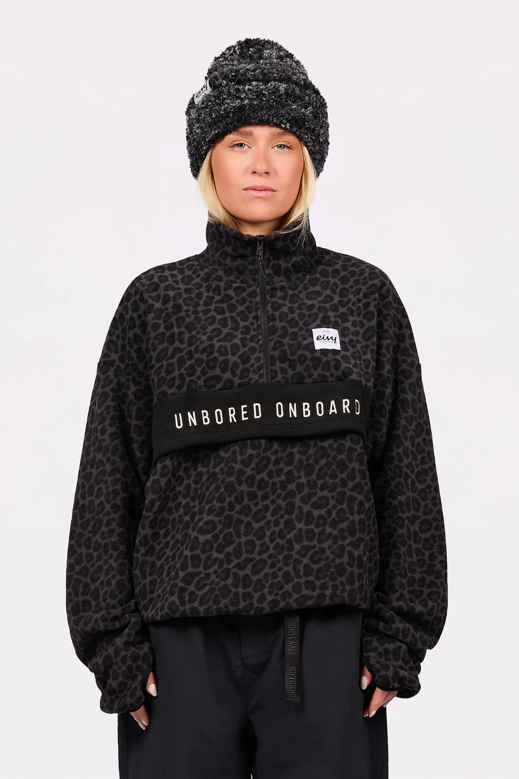 Ball Fleece - Black Rose