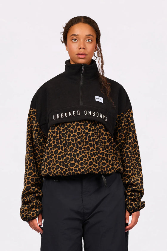 Ball Fleece - Black/Leopard