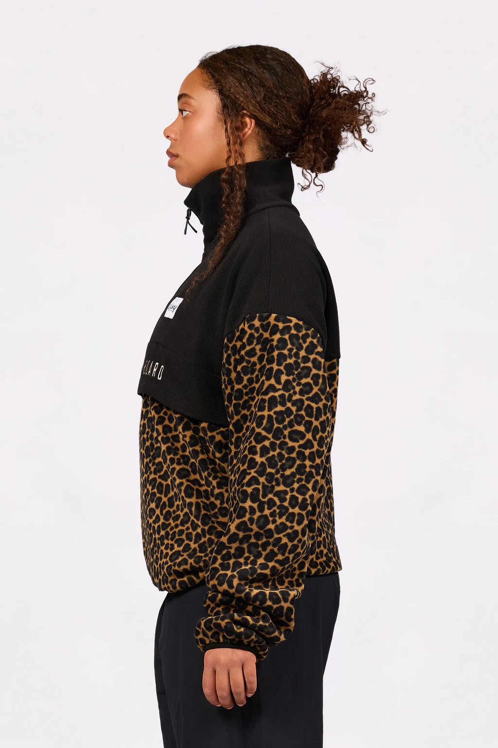 Ball Fleece - Black/Leopard