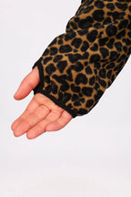 Ball Fleece - Black/Leopard