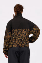 Ball Fleece - Black/Leopard