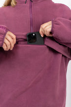Ball Fleece - Pinkgundy