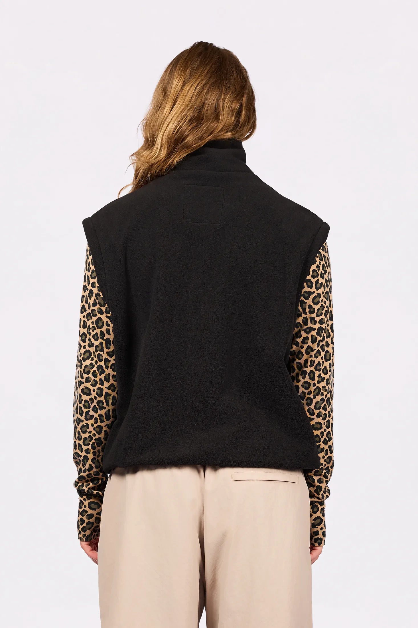 Ball Fleece Vest - Black