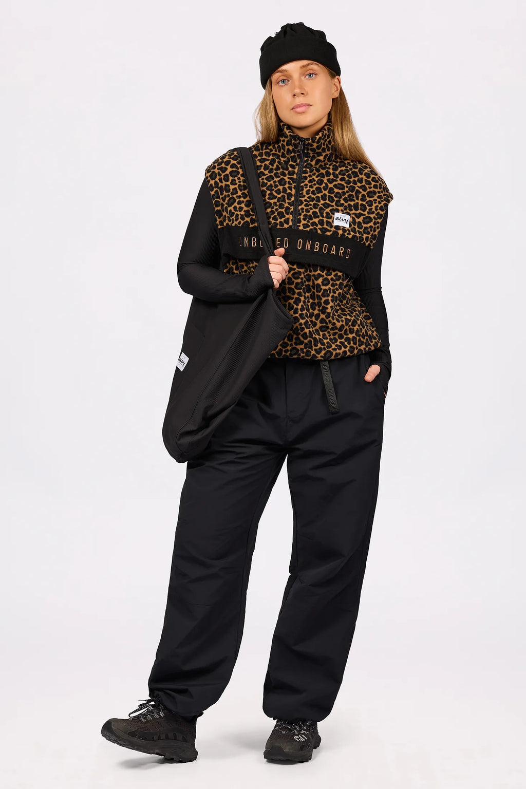 Ball Fleece Vest - Leopard