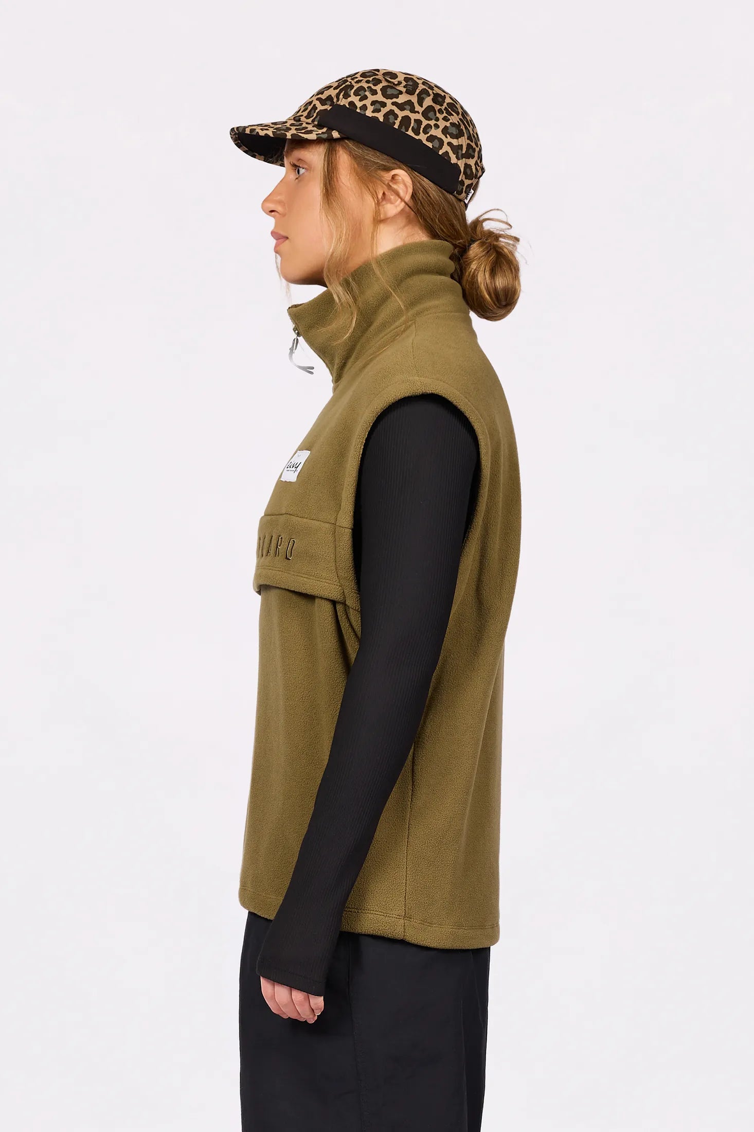 Ball Fleece Vest - Olive