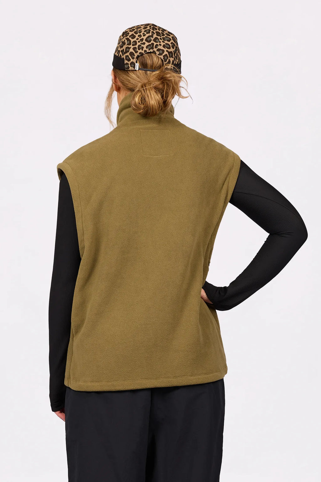 Ball Fleece Vest - Olive