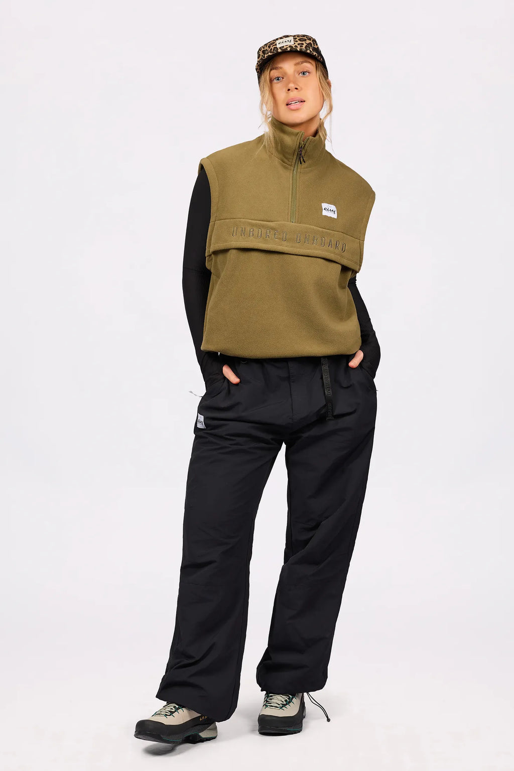 Ball Fleece Vest - Olive