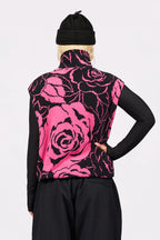 Ball Fleece Vest - Pink Rose