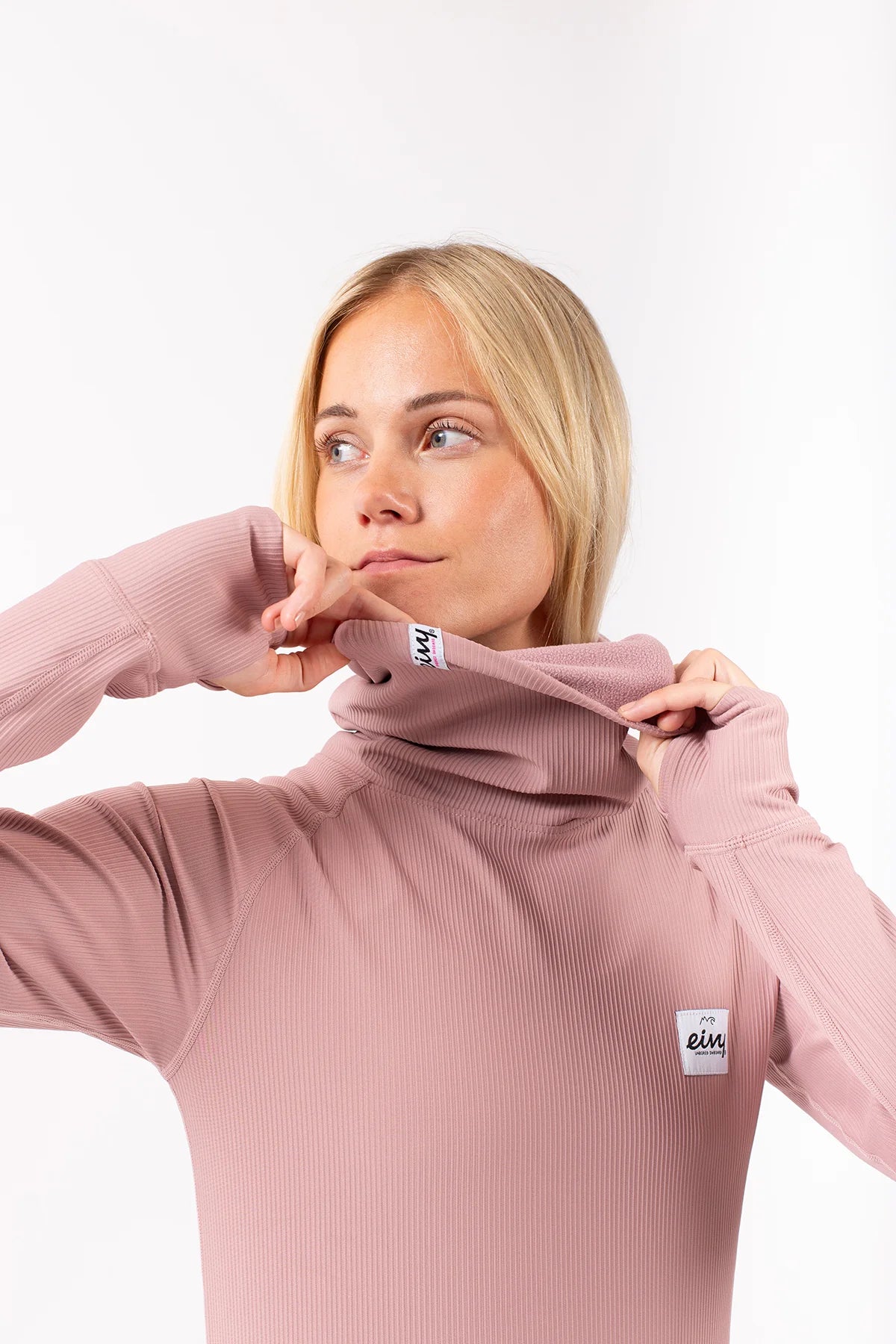 Icecold Gaiter Rib Top - Faded Woodrose