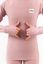Icecold Gaiter Rib Top - Faded Woodrose