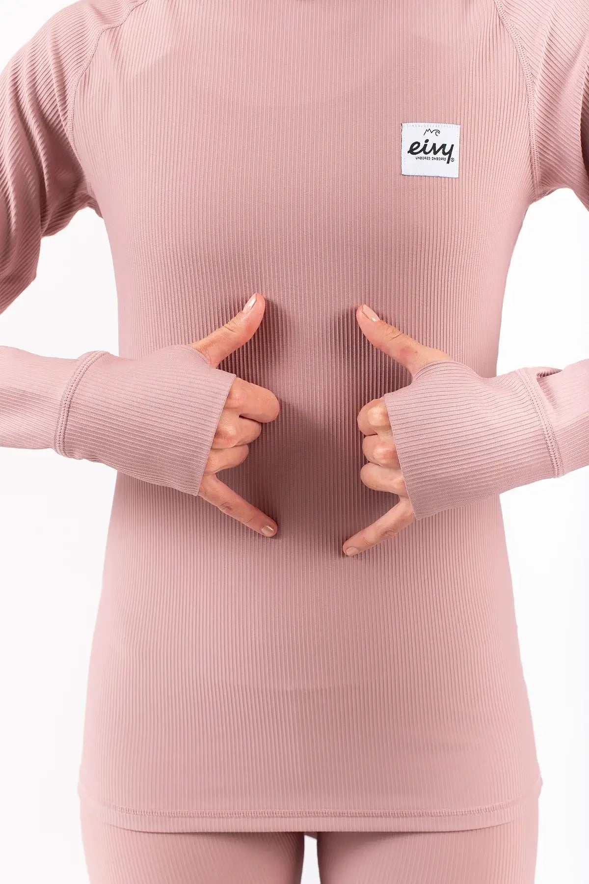 Icecold Gaiter Rib Top - Faded Woodrose