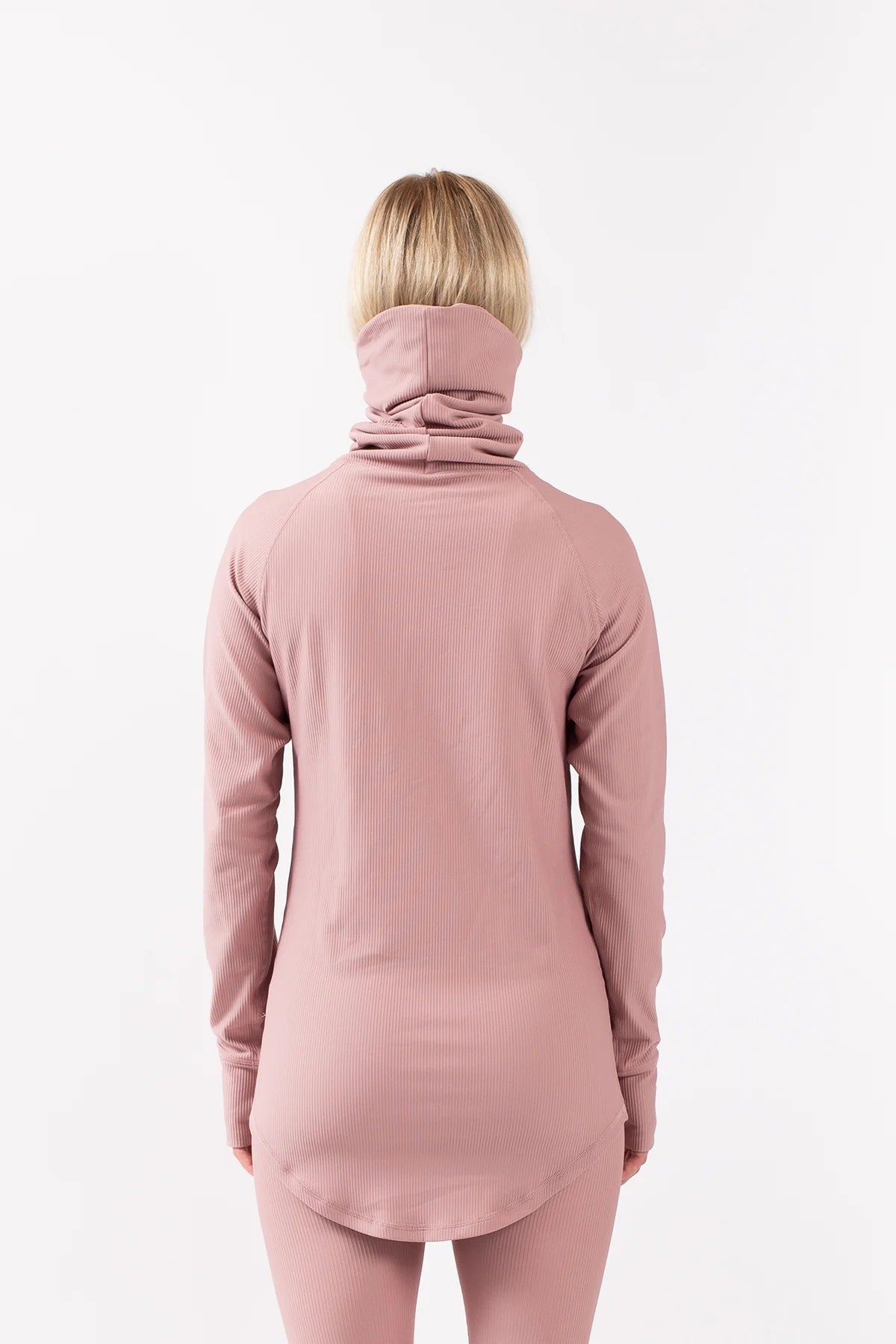 Icecold Gaiter Rib Top - Faded Woodrose