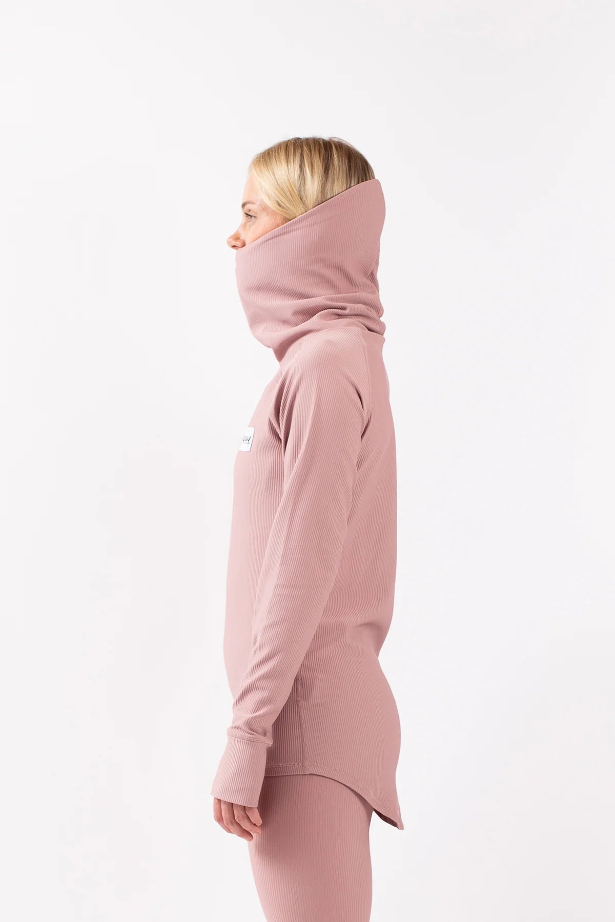 Icecold Gaiter Rib Top - Faded Woodrose