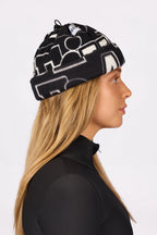 Beanie Fleece Neckwarmer - Typo Black