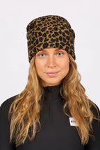 Beanie Sherpa Neckwarmer - Leopard