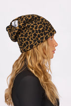 Beanie Sherpa Neckwarmer - Leopard