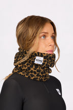 Beanie Sherpa Neckwarmer - Leopard