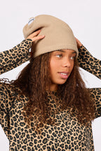 Beanie Sherpa Neckwarmer - Sand