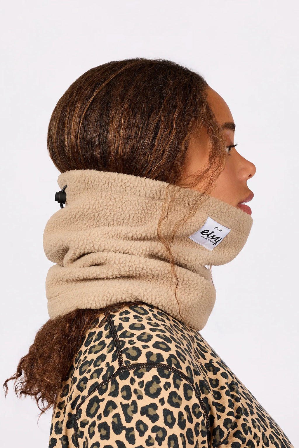 Beanie Sherpa Neckwarmer - Sand