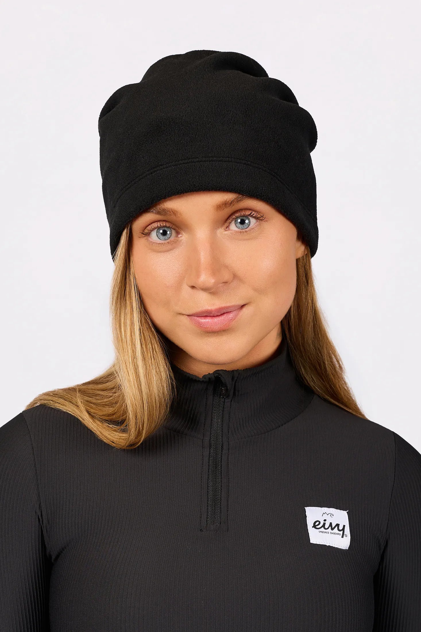 Beanie Fleece Neckwarmer - Black