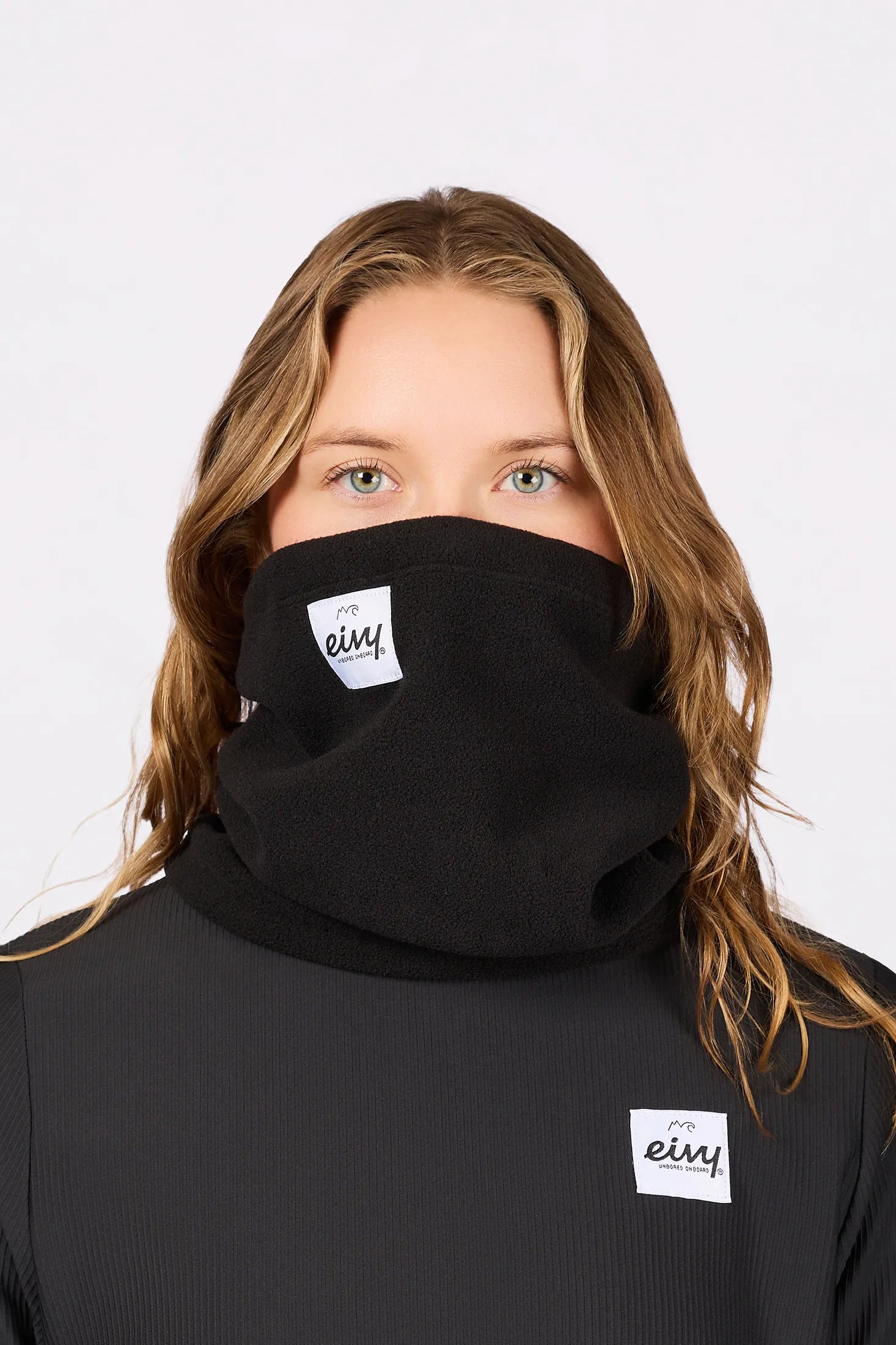 Beanie Fleece Neckwarmer - Black