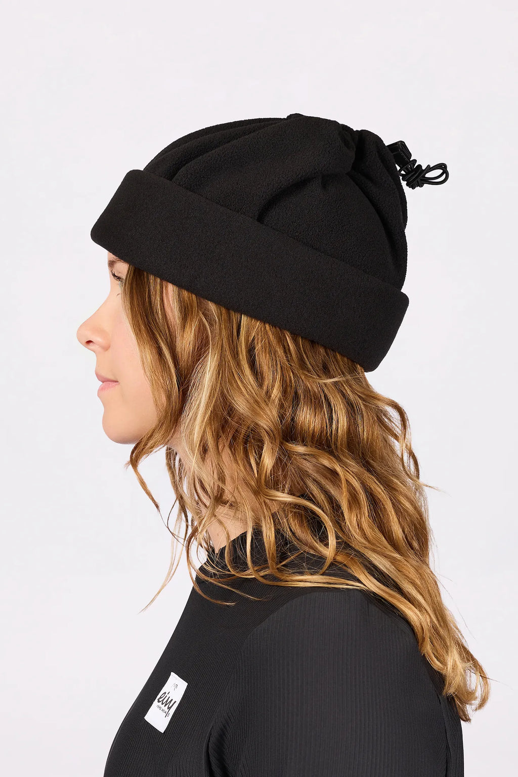 Beanie Fleece Neckwarmer - Black