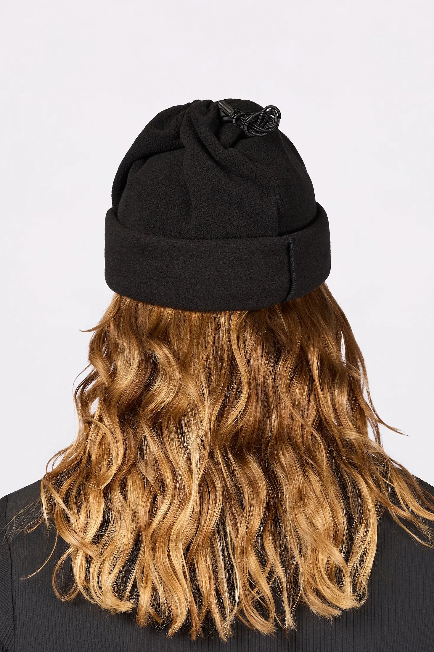 Beanie Fleece Neckwarmer - Black