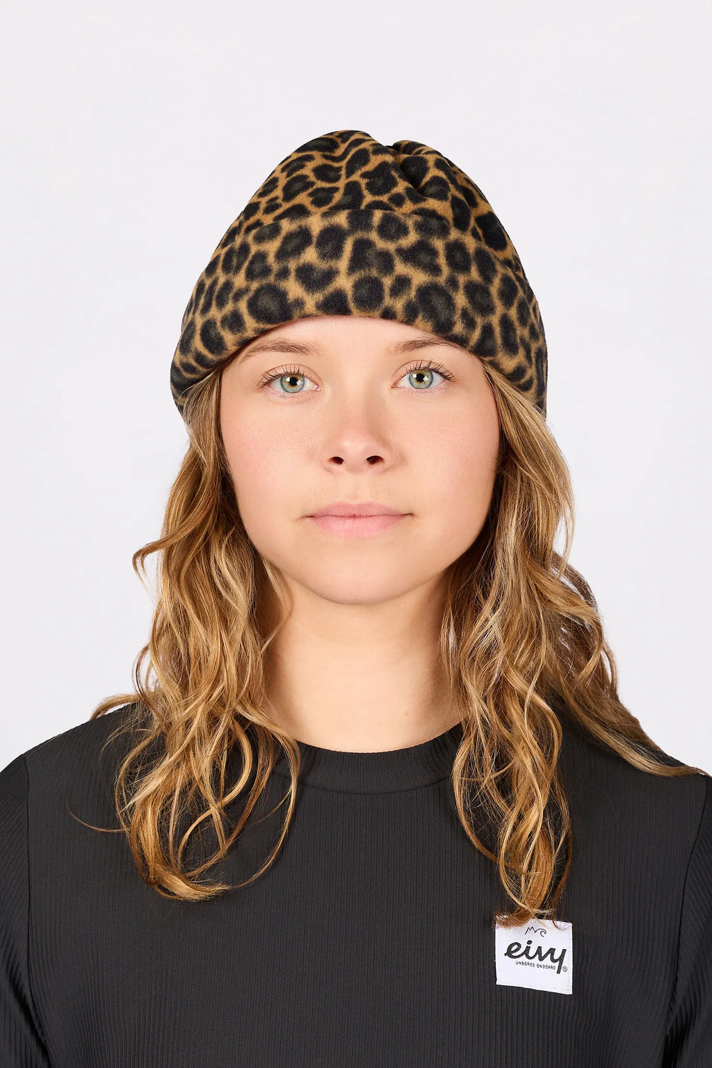 Beanie Fleece Neckwarmer - Leopard