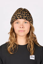 Beanie Fleece Neckwarmer - Leopard