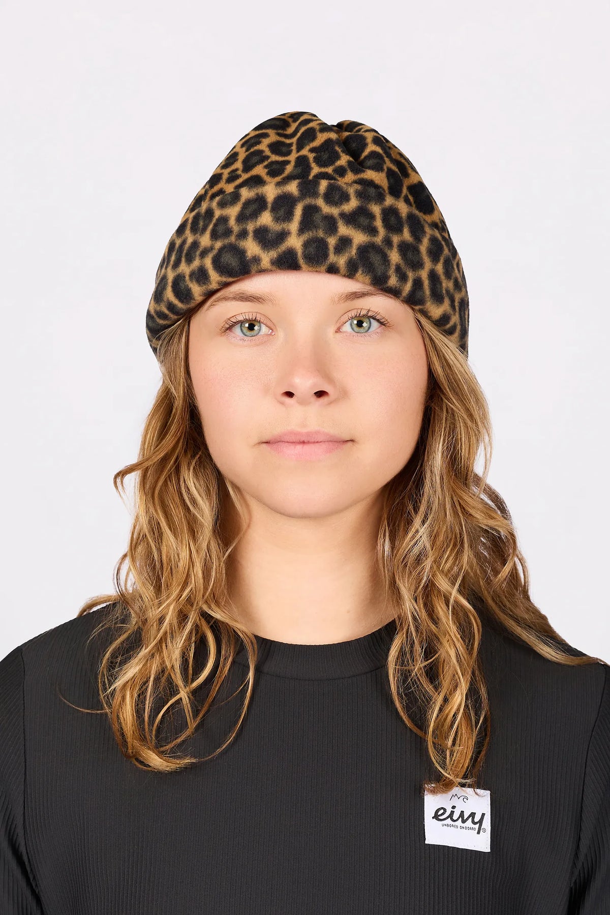 Beanie Fleece Neckwarmer - Leopard