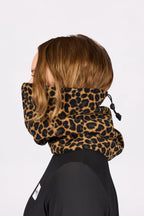 Beanie Fleece Neckwarmer - Leopard