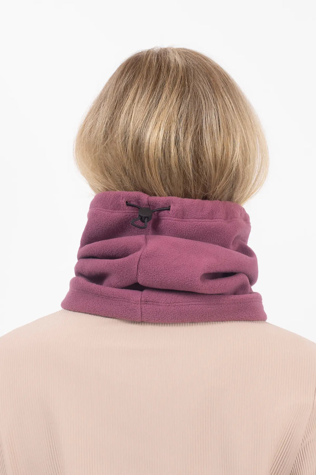 Beanie Fleece Neckwarmer - Pinkgundy