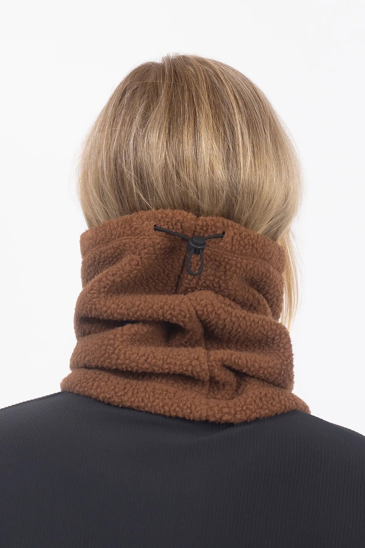 Beanie Sherpa Neckwarmer - Brown