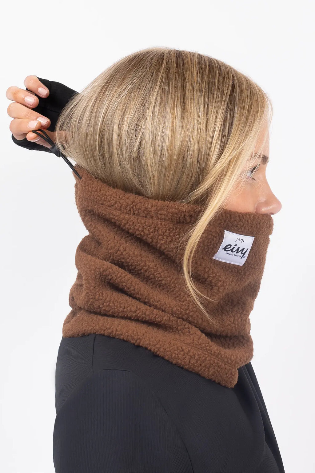 Beanie Sherpa Neckwarmer - Brown