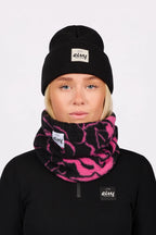 Beanie Sherpa Neckwarmer - Pink Rose