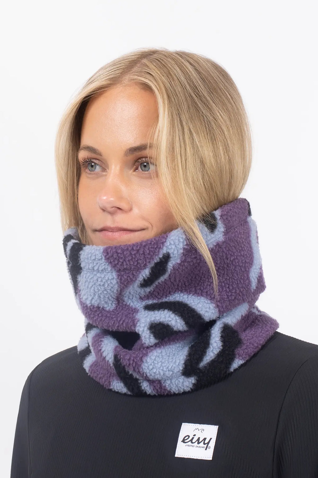 Beanie Sherpa Neckwarmer - Purple Stray
