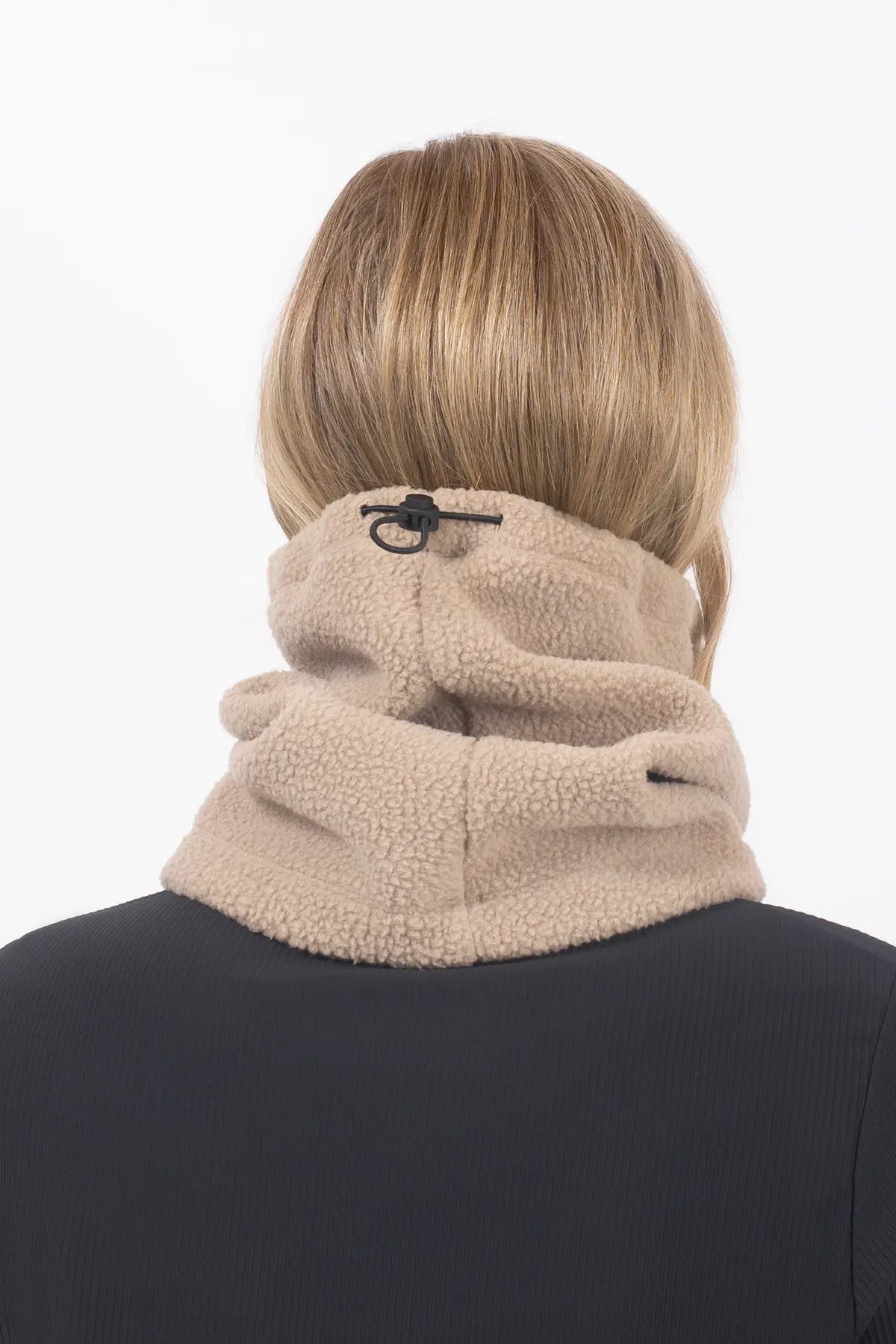 Beanie Sherpa Neckwarmer - Sand