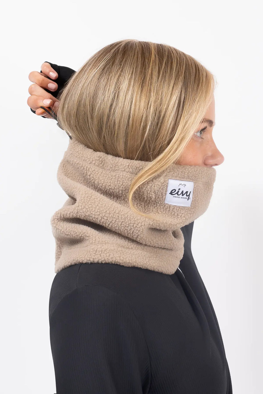 Beanie Sherpa Neckwarmer - Sand