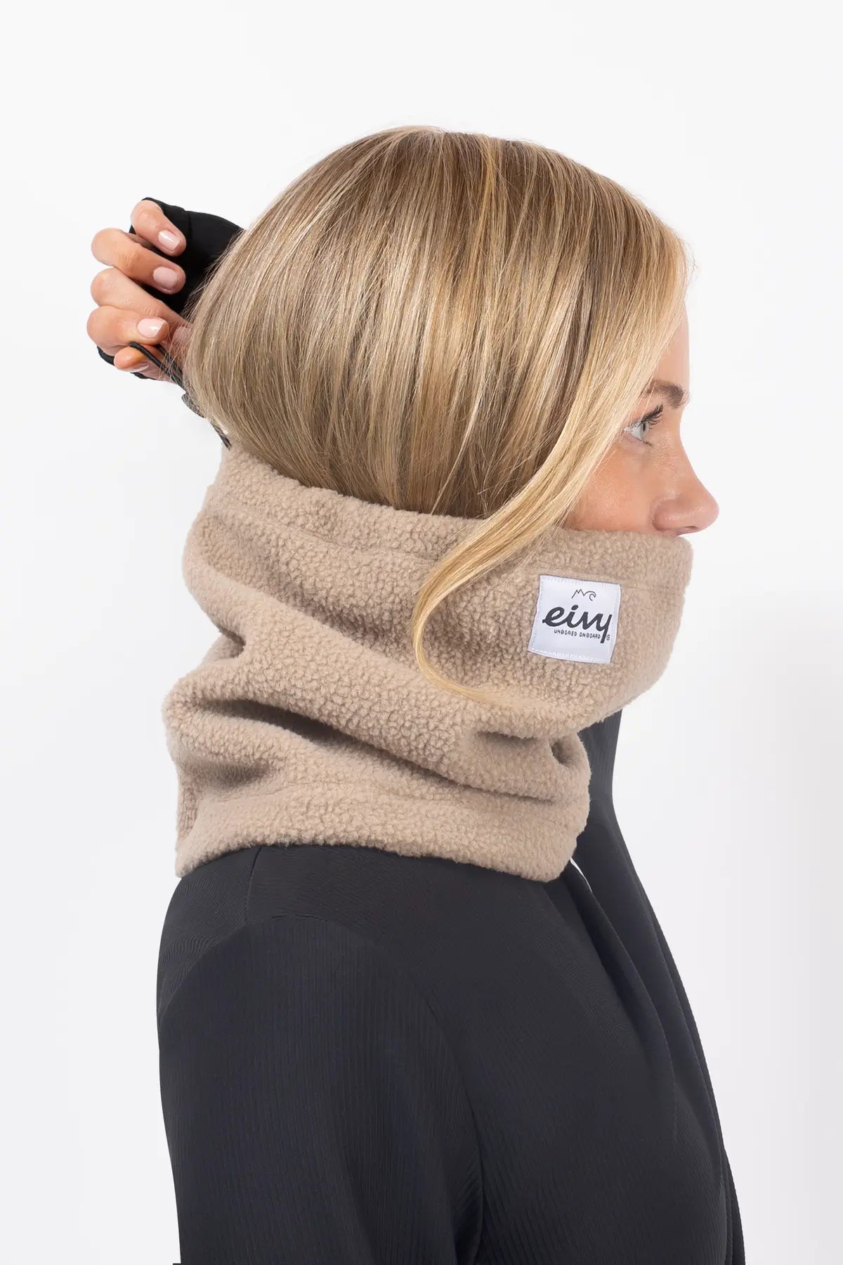Beanie Sherpa Neckwarmer - Sand