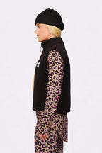 Boxy Sherpa Vest - Black