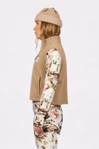 Boxy Sherpa Vest - Sand