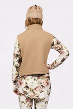 Boxy Sherpa Vest - Sand