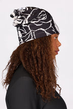Colder Beanie Neckwarmer - Black Rose