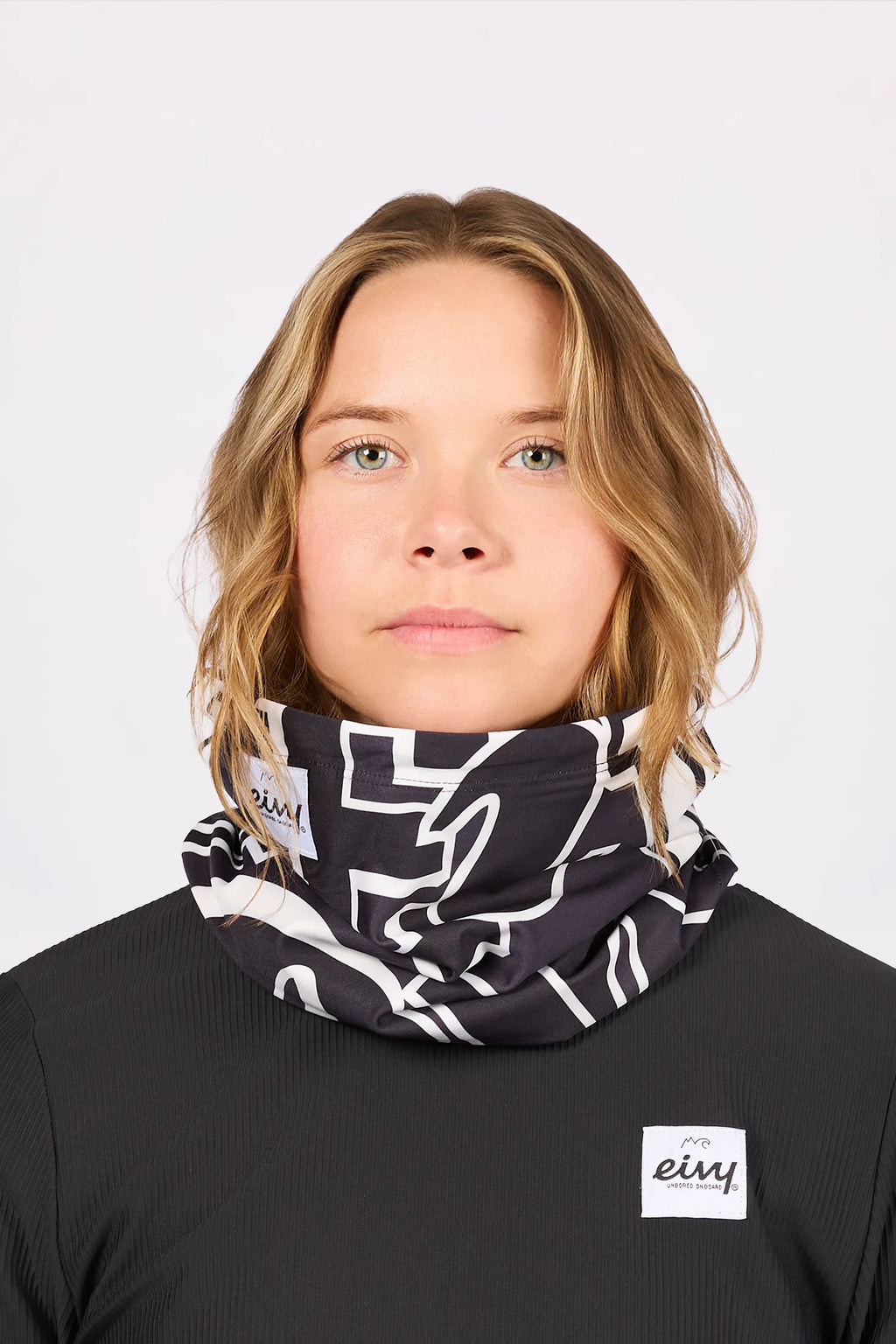 Colder Beanie Neckwarmer - Typo Black
