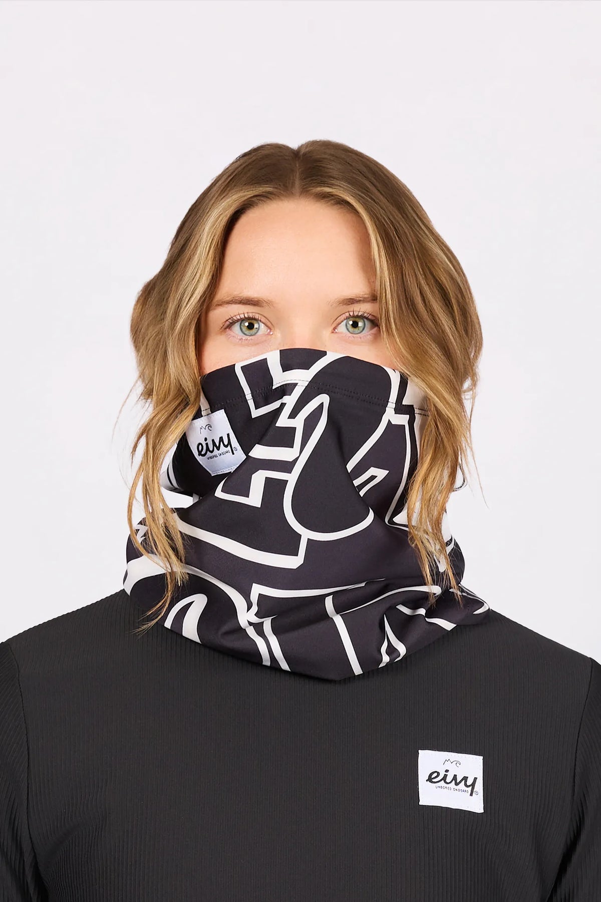 Colder Beanie Neckwarmer - Typo Black