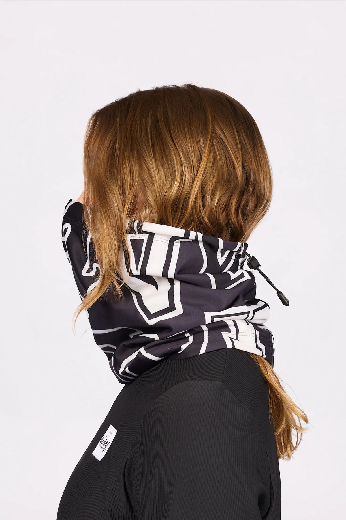 Colder Beanie Neckwarmer - Typo Black