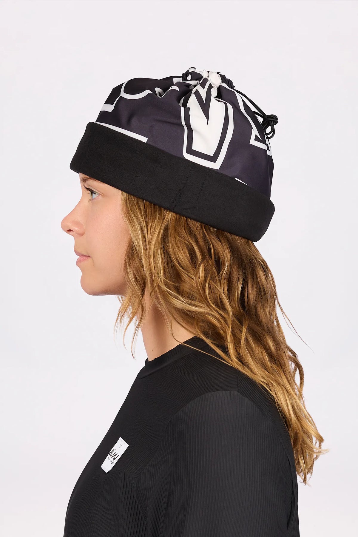 Colder Beanie Neckwarmer - Typo Black