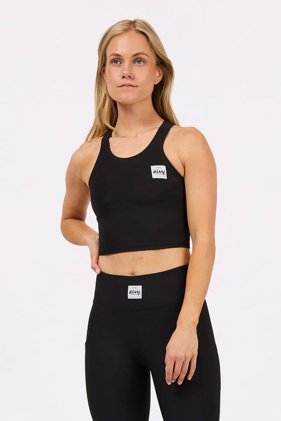 Cover Up Rib Top - Black