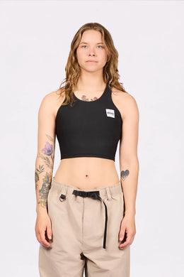 Cover Up Rib Top - Black
